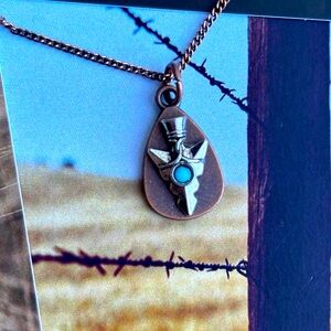 16” Arrowhead Turquoise Necklace
